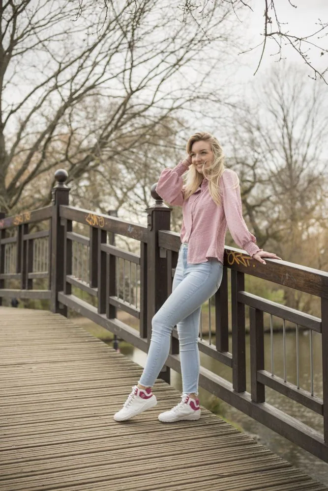 Женские ботинки ZAQQ VAQATION Pink Waterproof (розовый цвет), фото 9