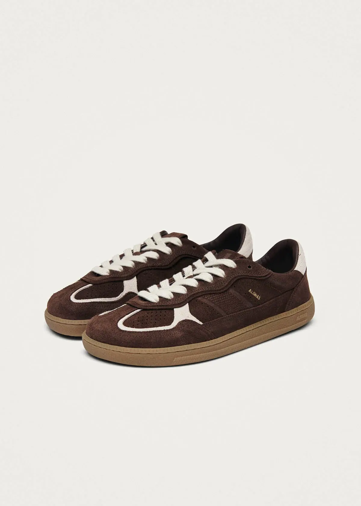 Босоногие кроссовки ALOHAS Tb.00 Barefoot — коричневый с молочным, фото 5