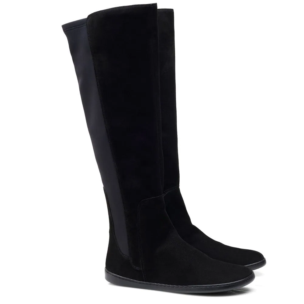 Женские ботинки ZAQQ QATCH Velours Black (чёрный цвет)
