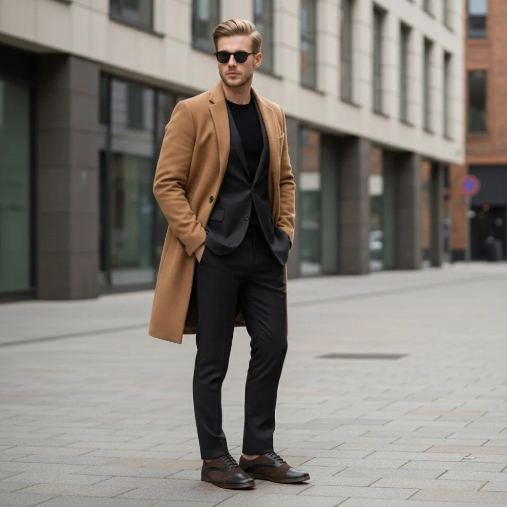 Мужские туфли ZAQQ QENTLE Dark Brown (тёмно-коричневый цвет), фото 10