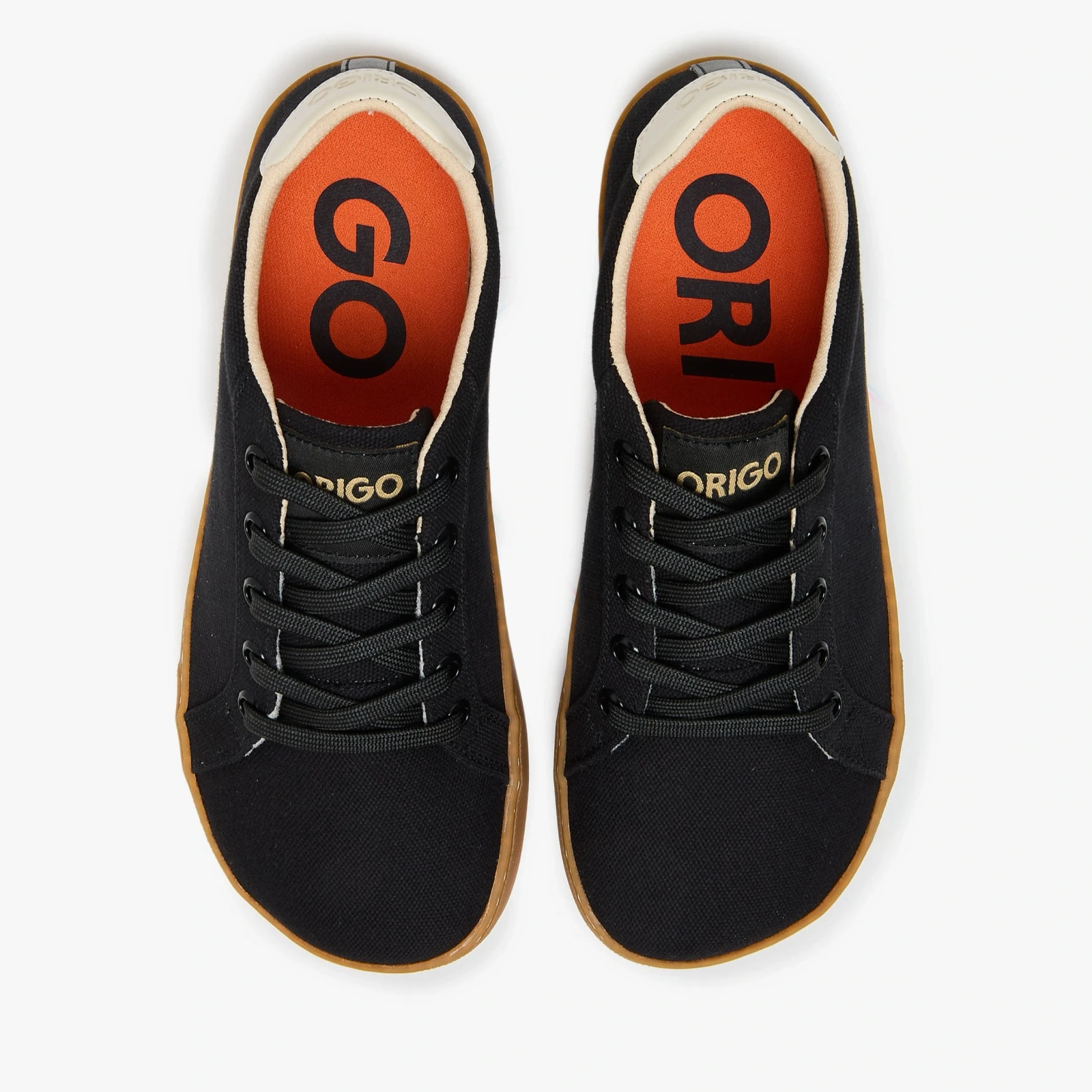 Босоногие кеды Origo Everyday Sneaker Gen 4 — чёрный с янтарной подошвой, фото 5