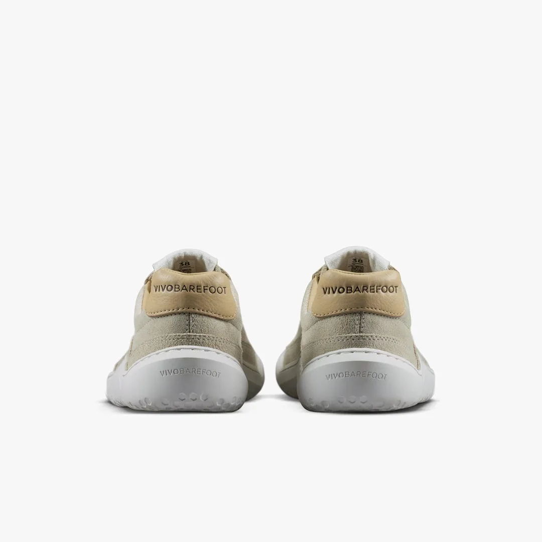 Кроссовки Vivobarefoot Gobi III Sneaker Leather — мужская модель, песочный с бордовым, фото 5
