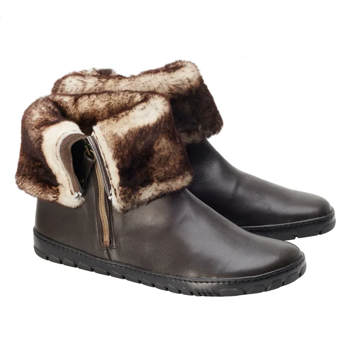 Женские ботинки ZAQQ HUQ Dark Brown (тёмно-коричневый цвет) — фото 1 из 12