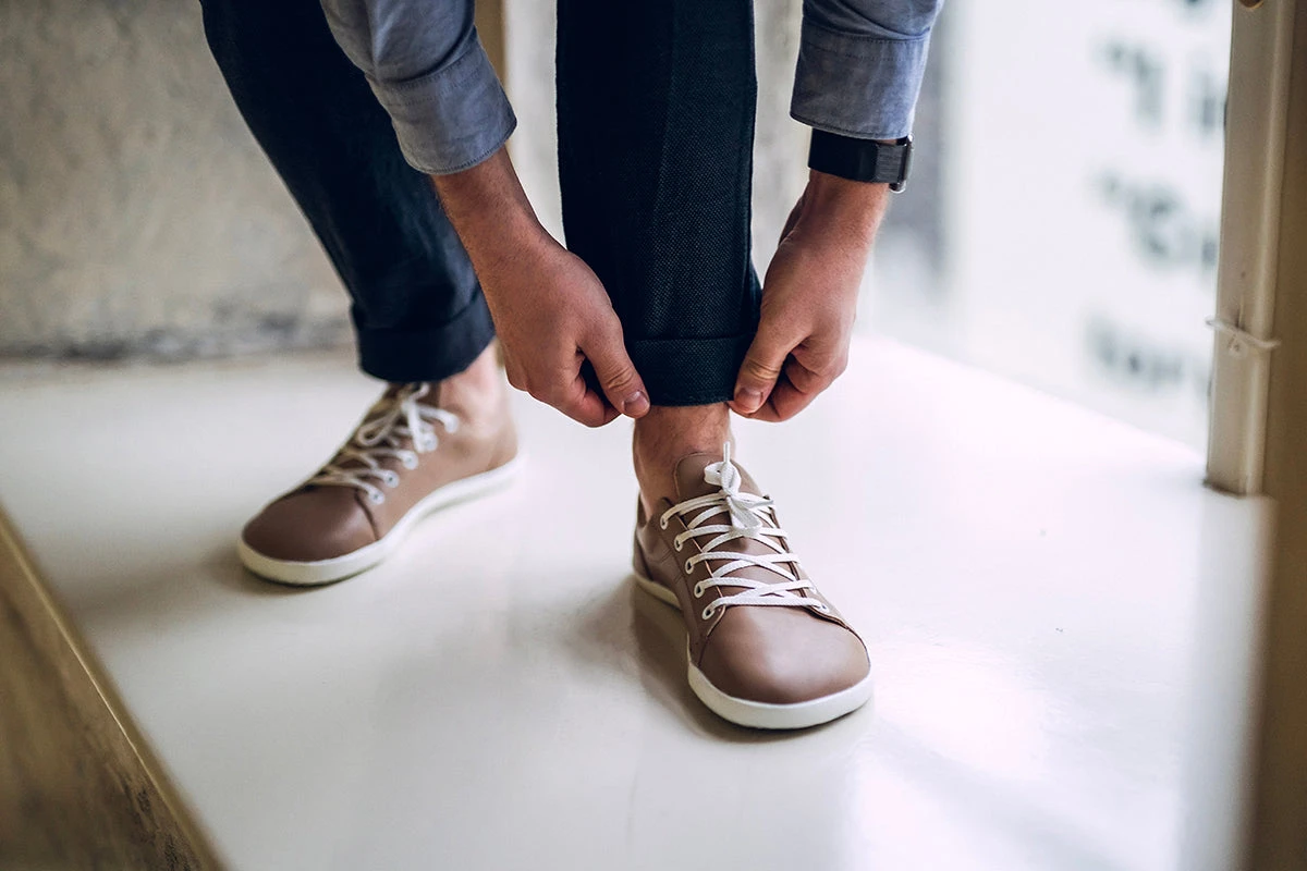 Кроссовки Ahinsa Vida Barefoot — бежевый, фото 14