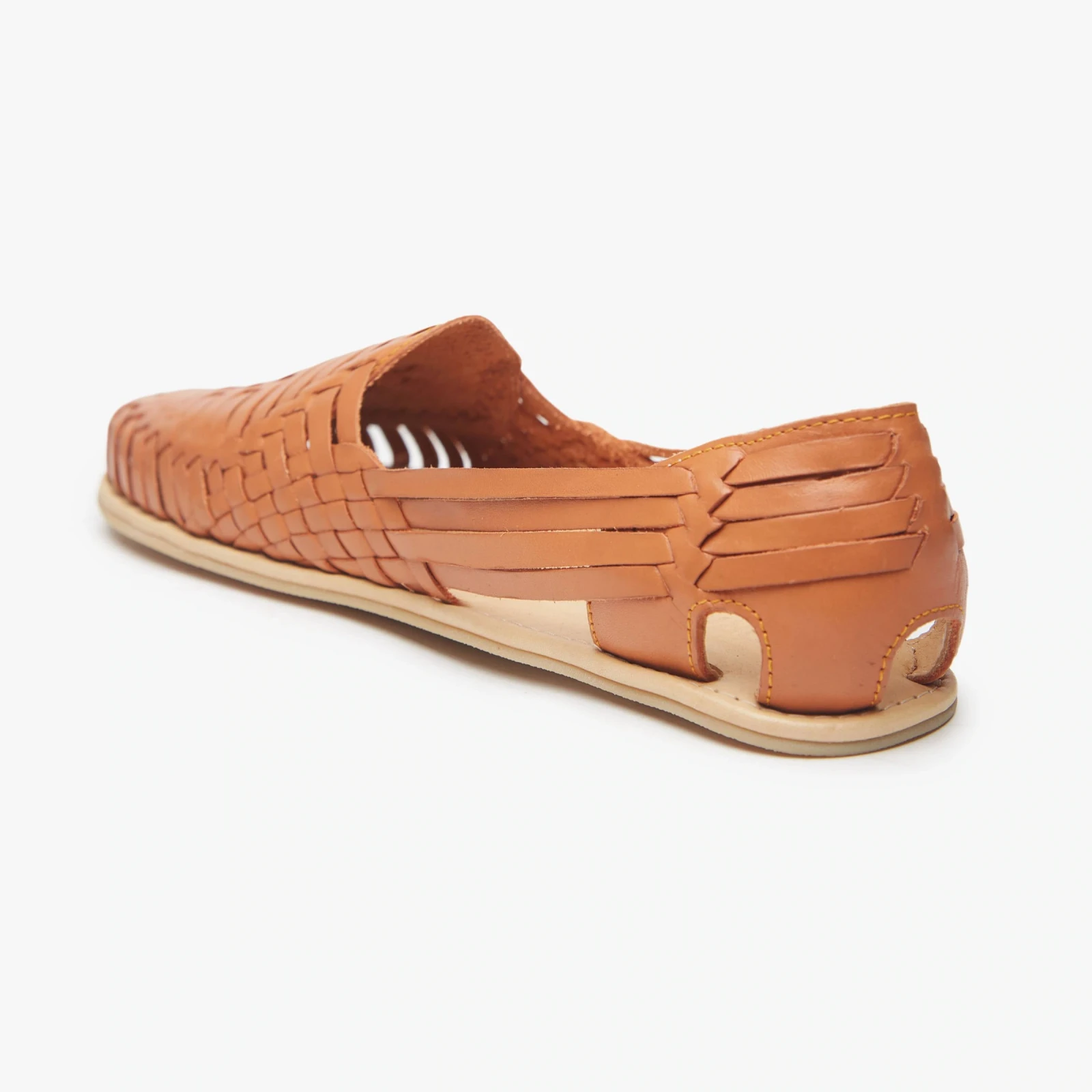 Босоногие сандалии Origo Huarache Slip-On Wide by Anya — ириска, фото 7