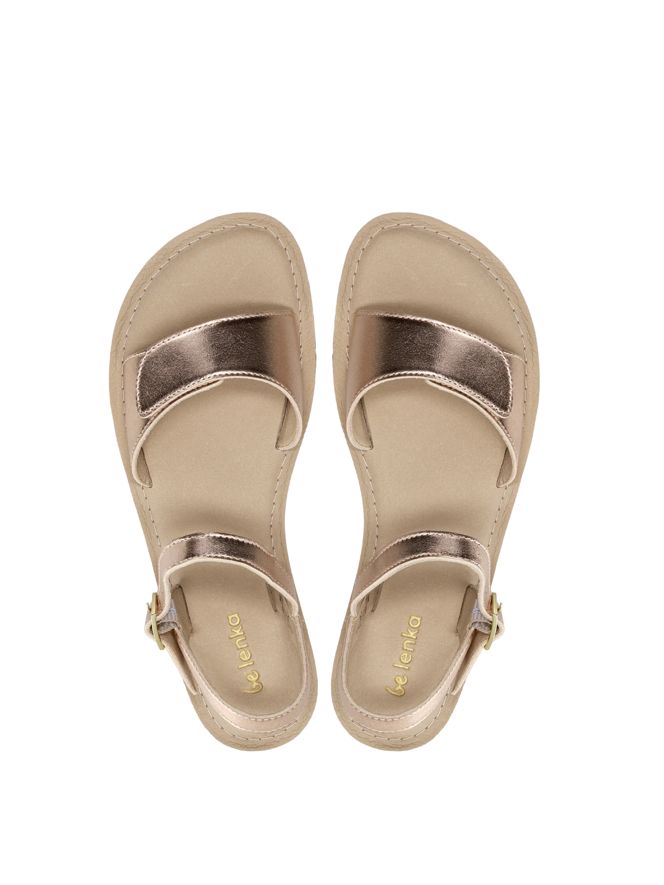 Босоногие сандалии Be Lenka Grace 2.0 - розовое золото, фото 4