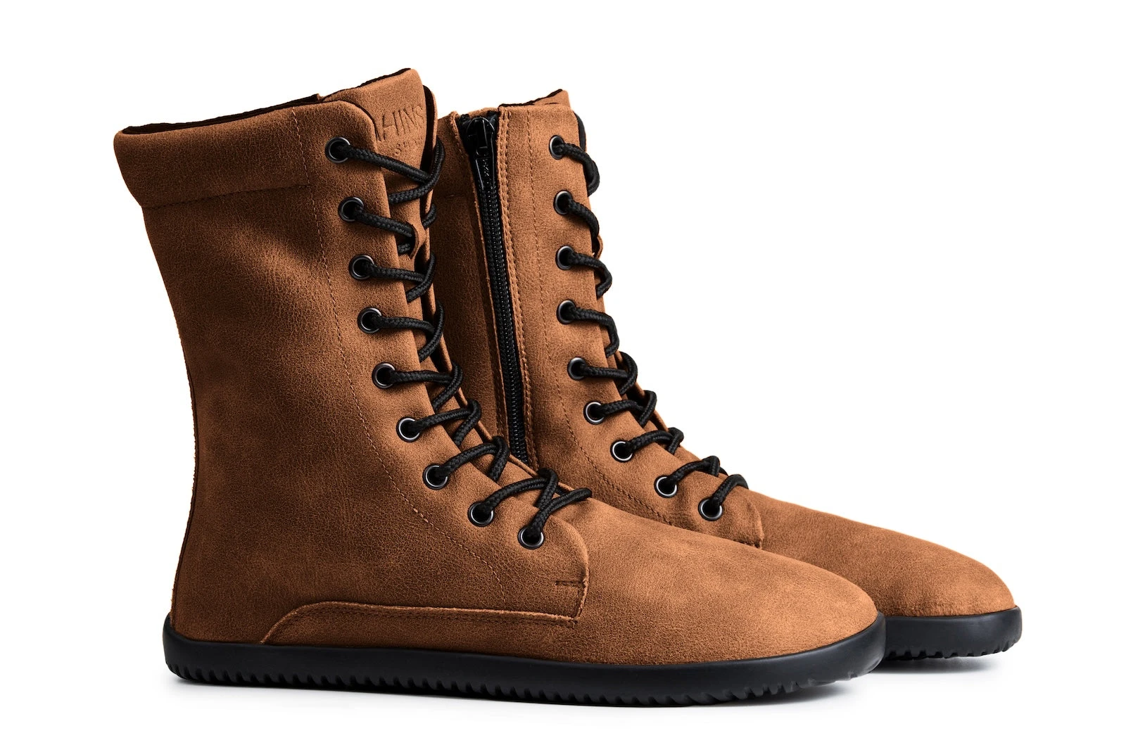 Сапоги Ahinsa Jaya Zip Barefoot — тёмно-коричневый, фото 2