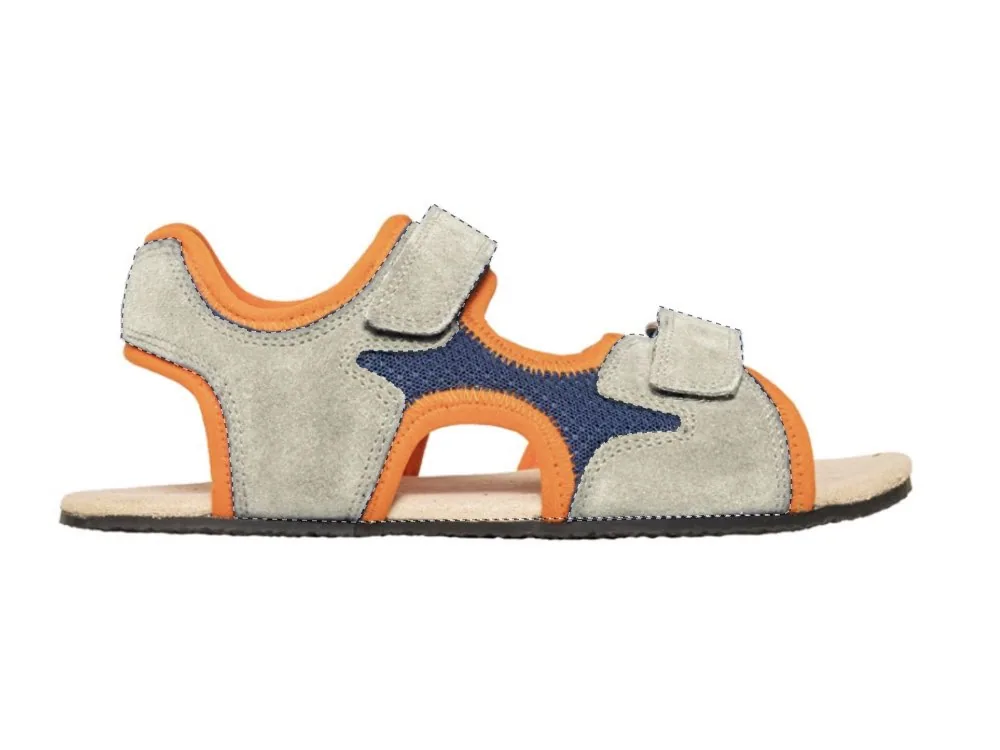 Детские сандалии Sole Runner Mimas, серо-оранжевые, фото 5