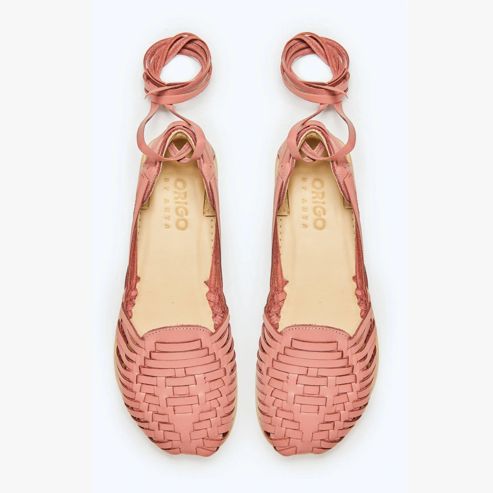 Босоногие сандалии Origo Huarache Slip-On Wide by Anya — коралловый, фото 6