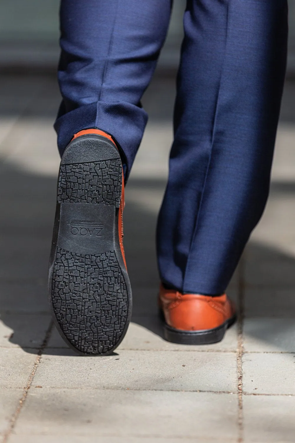 Мужские туфли ZAQQ BRIQ Brogue Cognac (коньячный цвет), фото 8