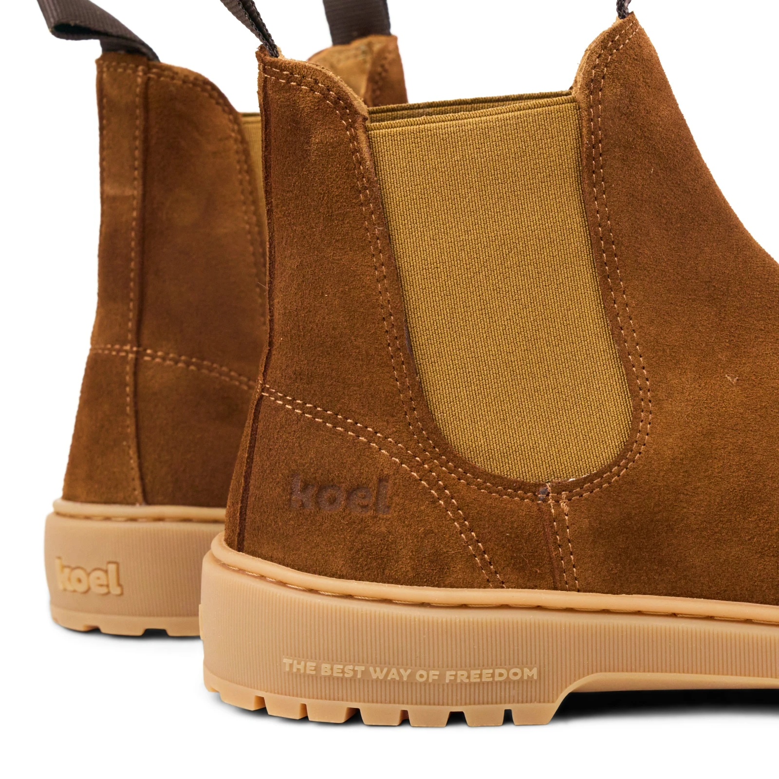 Ботинки Koel GAVIEN Suede — коньячный, фото 4