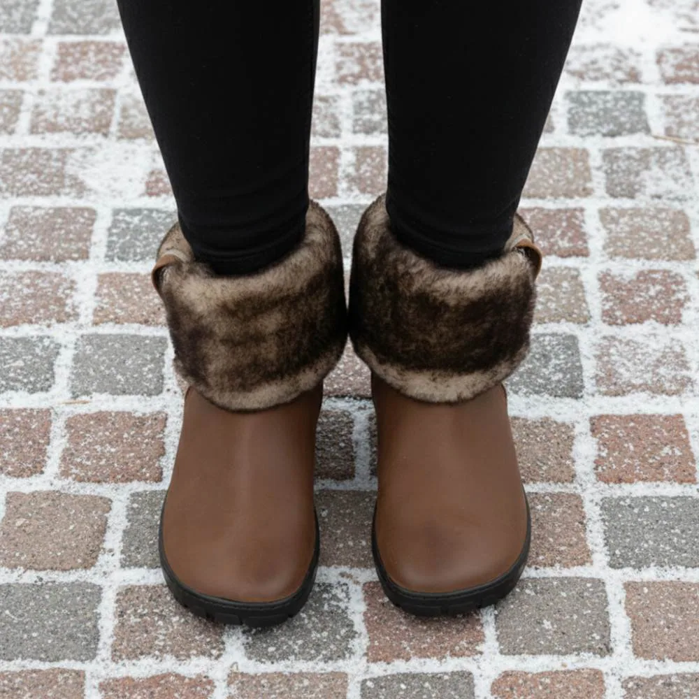 Женские ботинки ZAQQ HUQ Winter Brown (коричневый цвет), фото 7