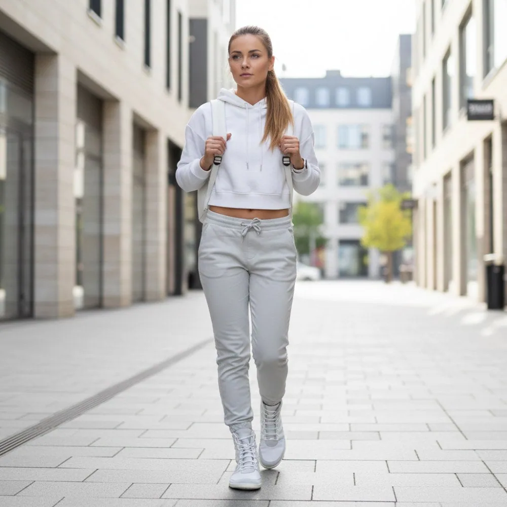 Кроссовки для женщин и мужчин ZAQQ SPARQ High White (белый цвет), фото 12