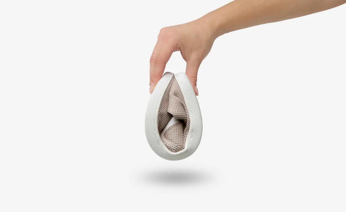 Босоногие слипоны Feelgrounds Droptop Mesh — бежевый «Сахара», фото 4
