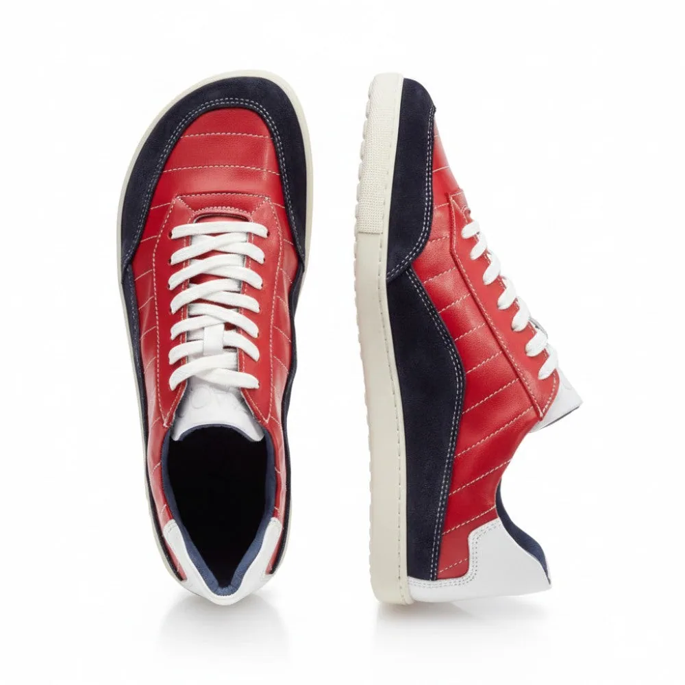 Мужские кроссовки ZAQQ QAMPION Navy Red (красный цвет), фото 4