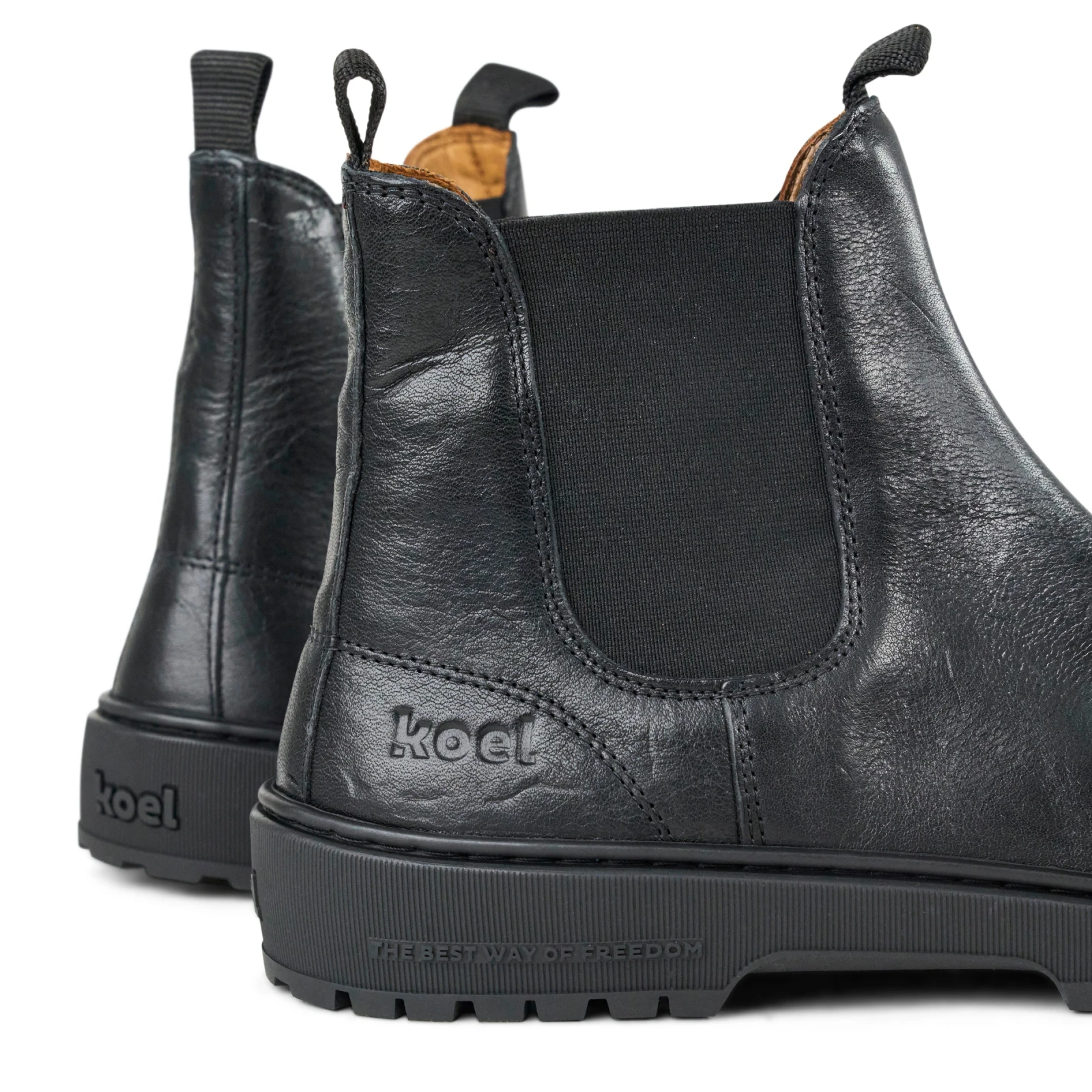 Ботинки Koel GAVIEN Leather — чёрный, фото 4