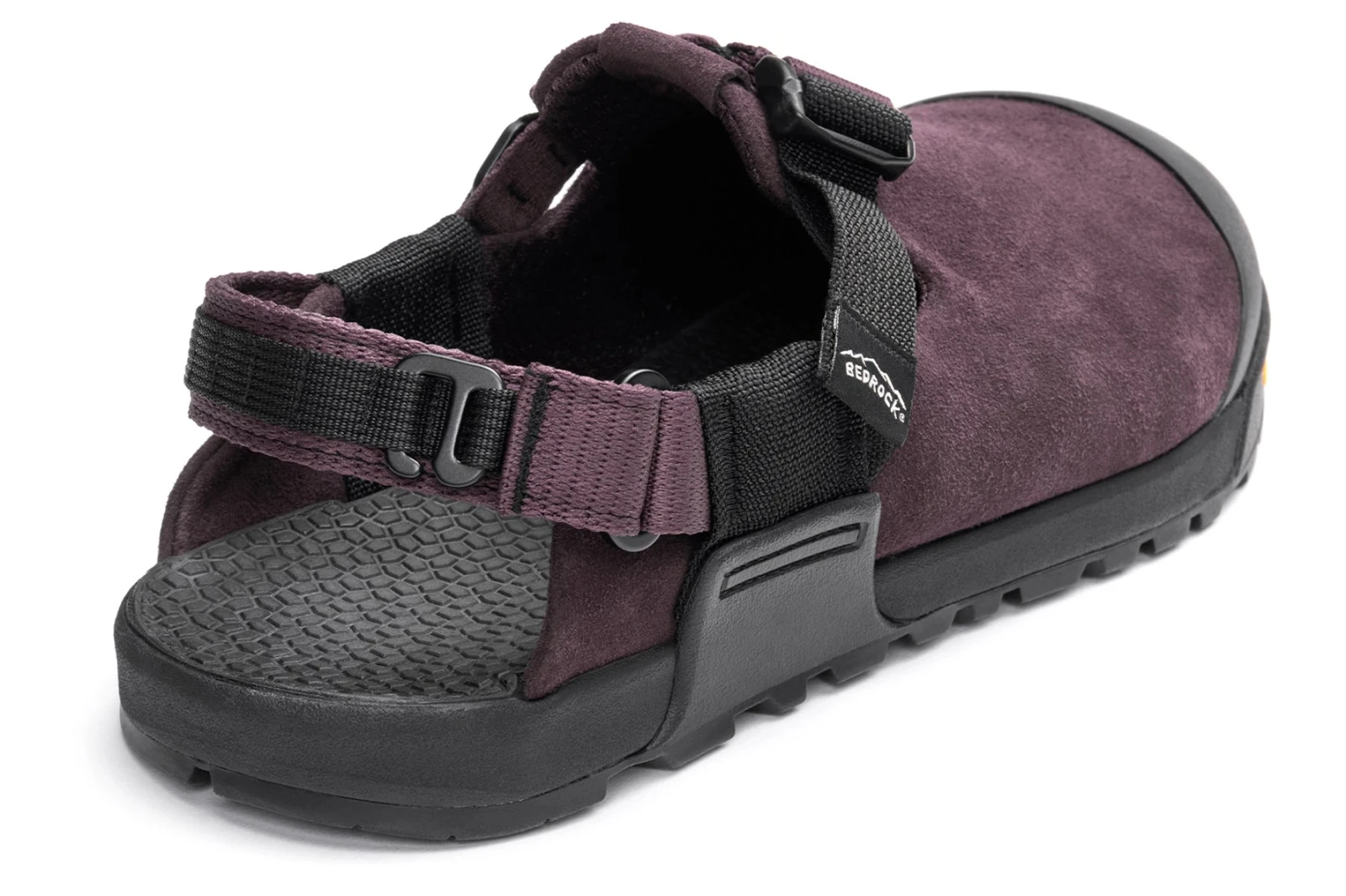 Сабо Bedrock Mountain Clog - Leather Suede — сливовый, замша, фото 3