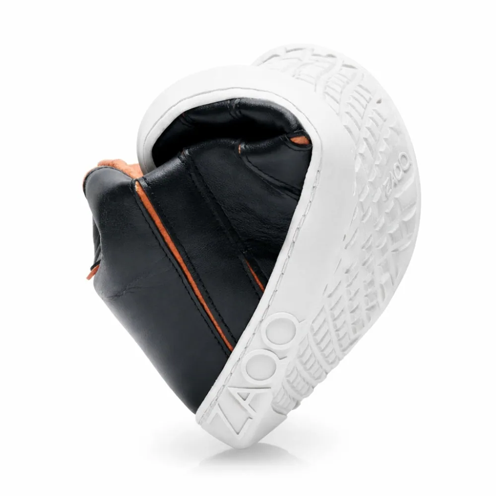 Кроссовки для женщин и мужчин ZAQQ QQQ Mid Black Orange (чёрные с оранжевыми деталями), фото 4