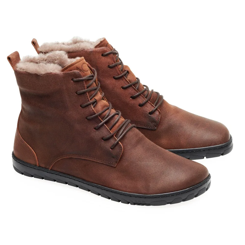 Ботинки для женщин и мужчин ZAQQ QUINTIC Winter Velours Brown Waterproof (коричневый цвет) — фото 1 из 10