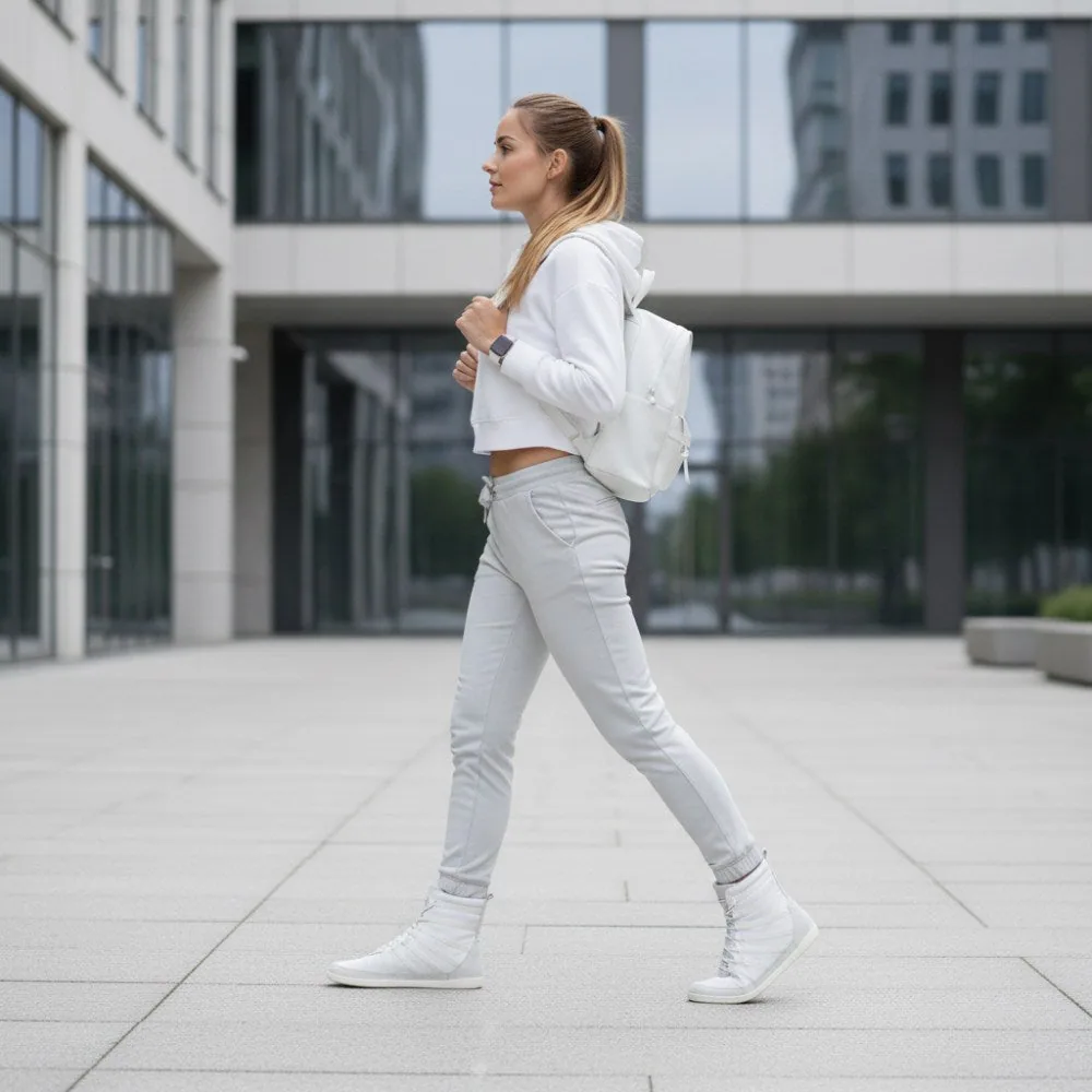 Кроссовки для женщин и мужчин ZAQQ SPARQ High White (белый цвет), фото 5