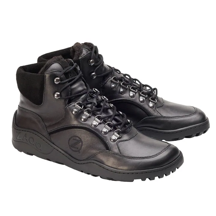 Женские ботинки ZAQQ TREQ Black Winter Waterproof