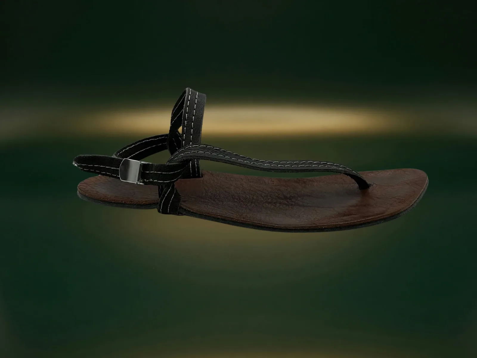 Сандалии Toetem Coherence — чёрные кожаные ремешки, стандартная колодка, фото 5