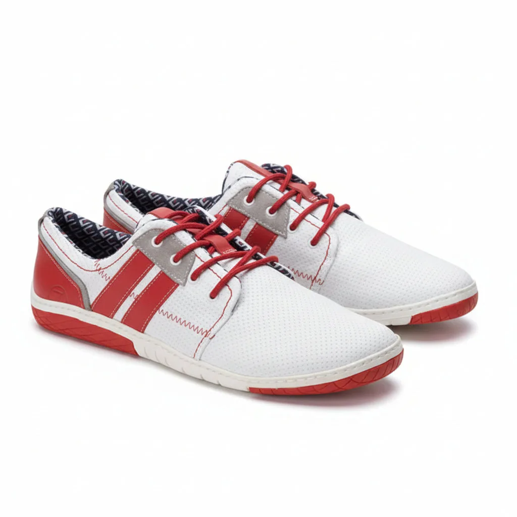 Мужские кроссовки ZAQQ QANBERRA White (белый цвет)