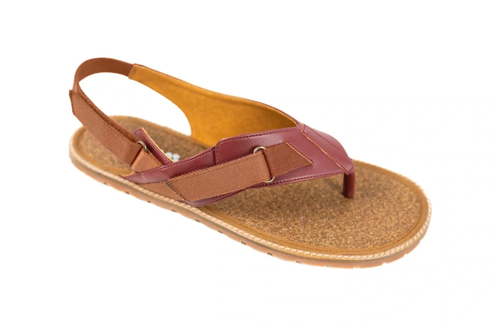 Босоногие сандалии Sambas the bambas Vesta — бордовые, фото 9