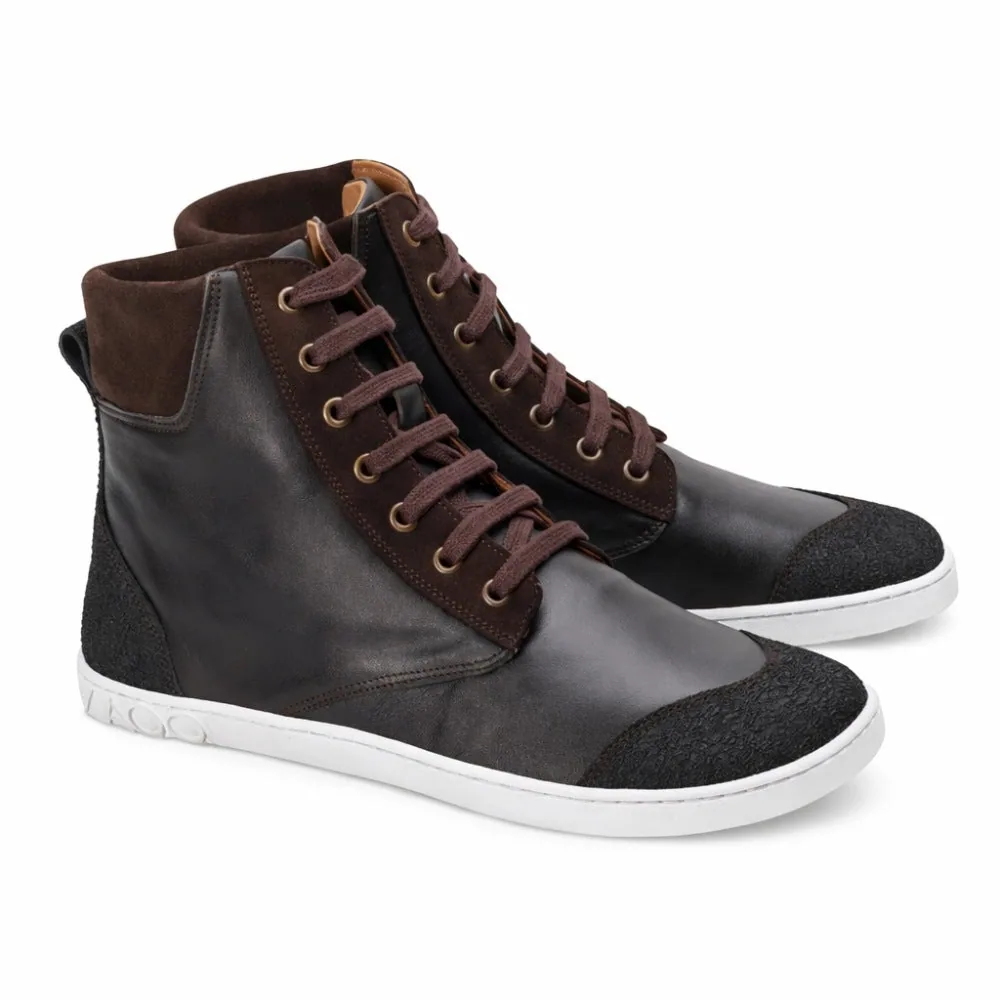 Мужские кроссовки ZAQQ MINSQ Dark Brown (тёмно-коричневый цвет)