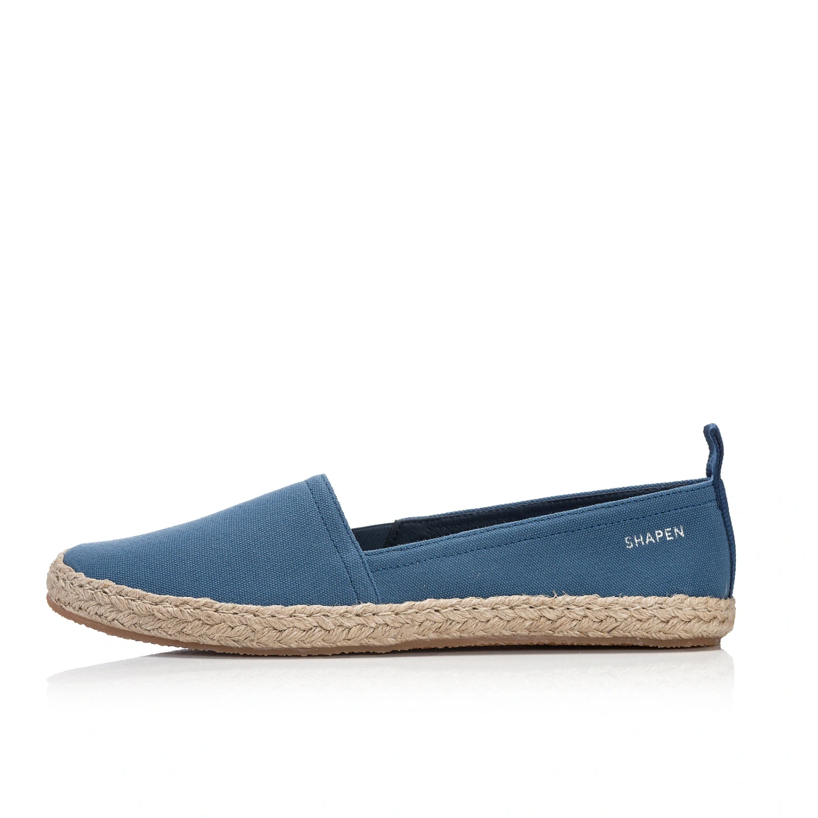 Босоногие слипоны Shapen PLAYA — индиго (веганское исполнение) · широкая колодка, фото 5