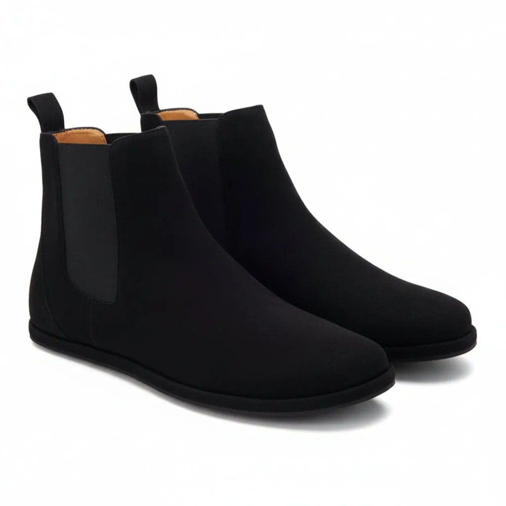 Женские ботинки ZAQQ EQUITY Velours Black (чёрный цвет)