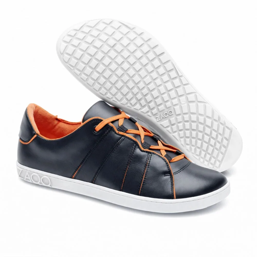 Кроссовки для женщин и мужчин ZAQQ QQQ Low Black Orange (оранжевый цвет), фото 2