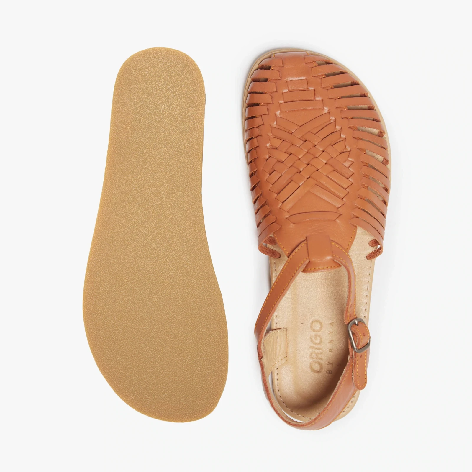 Босоногие сандалии Origo Huarache Sandal by Anya — ириска, фото 3