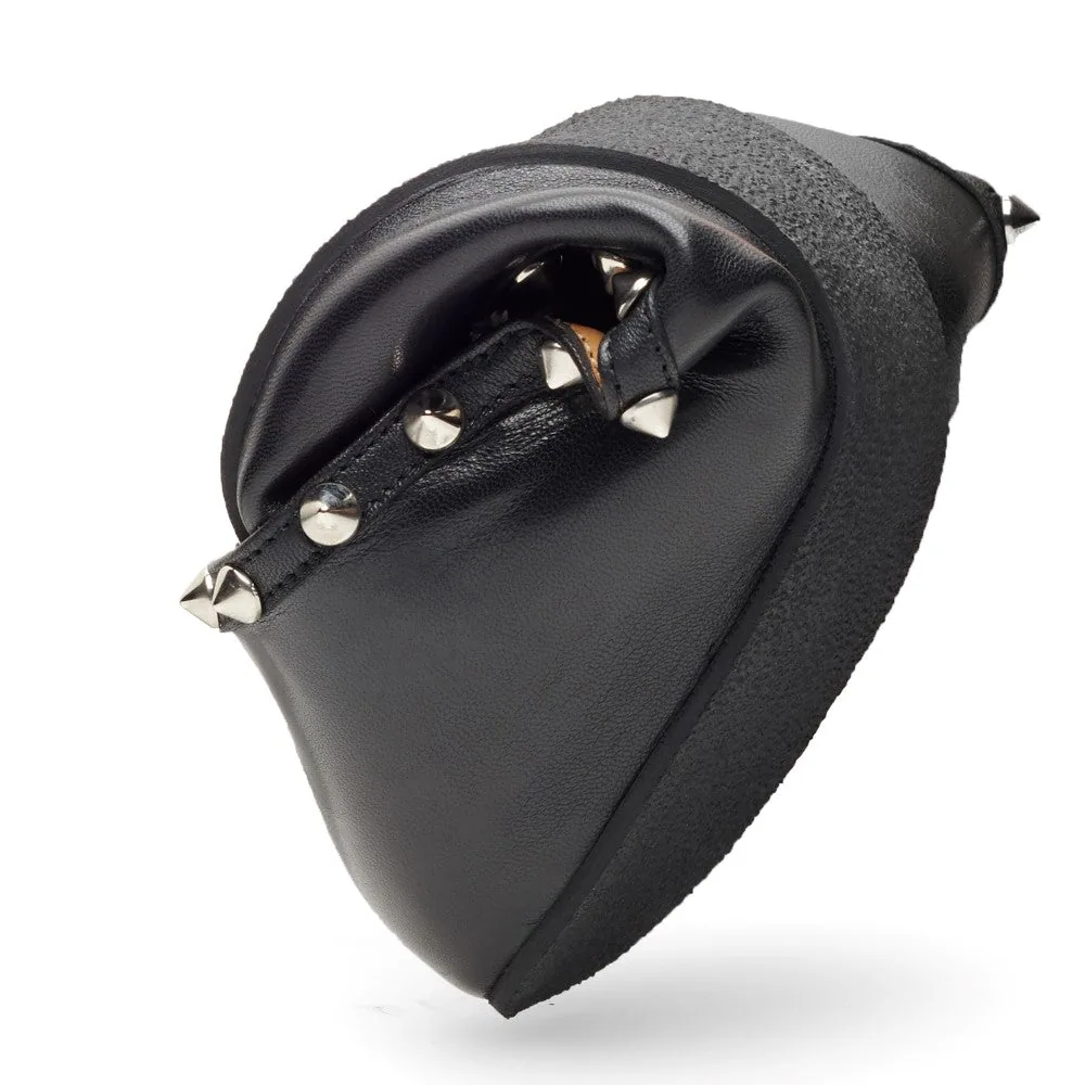 Женские балетки ZAQQ MARQ Black Silver (чёрные с серебристыми деталями), фото 4
