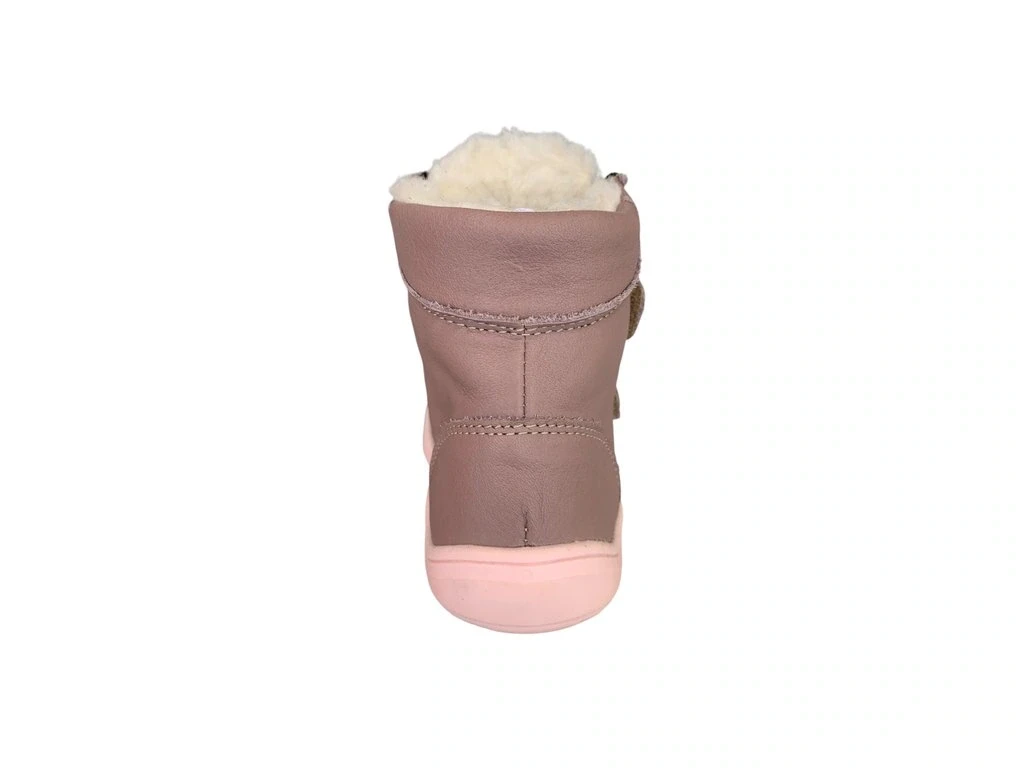 Ботинки Baby Bare Febo Winter Asfaltico — розовый, коричневый (детские), фото 4
