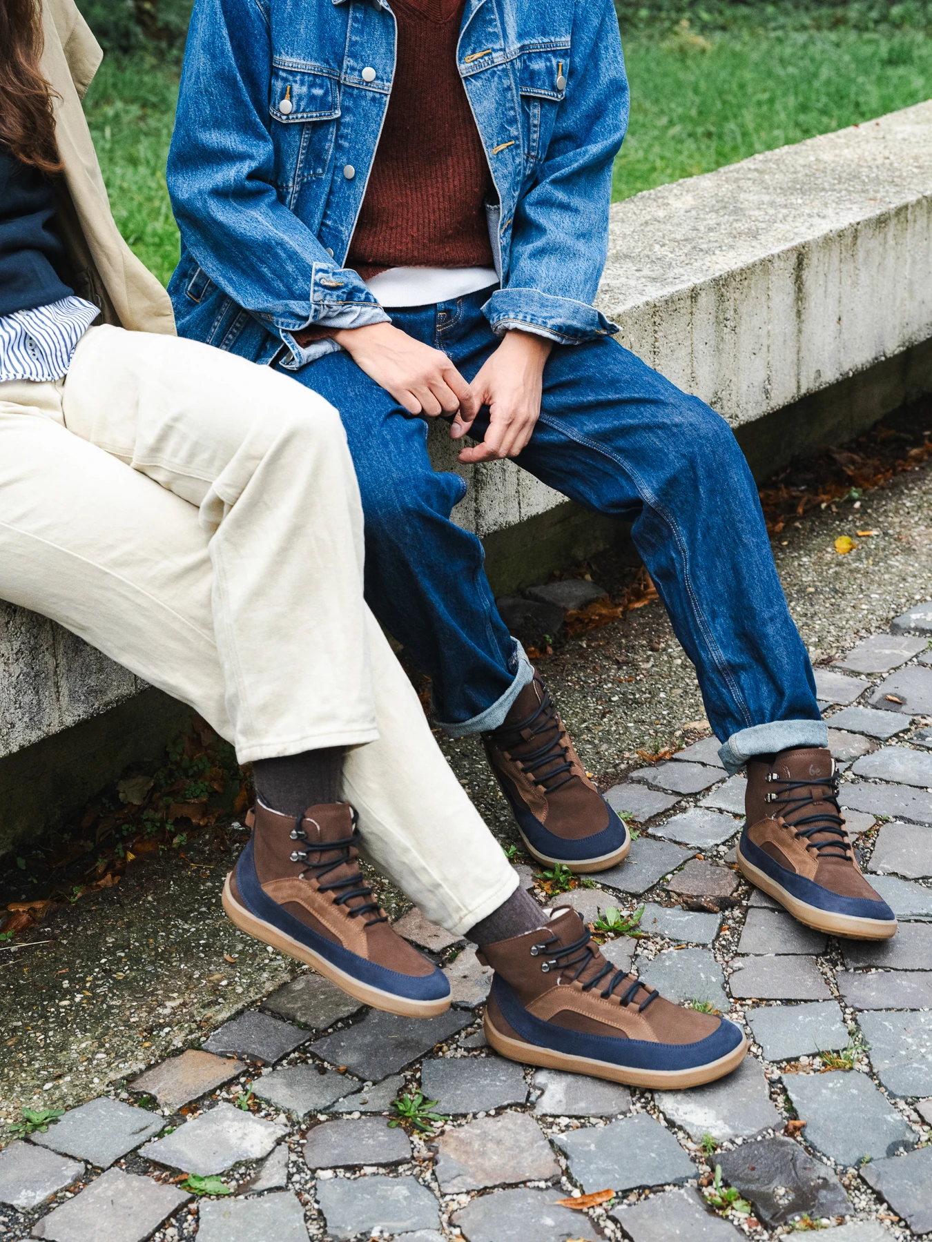 Босоногие ботинки Be Lenka York - коричневый и тёмно-синий, фото 2