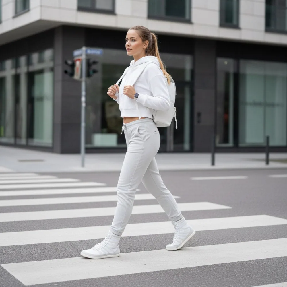 Кроссовки для женщин и мужчин ZAQQ SPARQ High White (белый цвет), фото 10