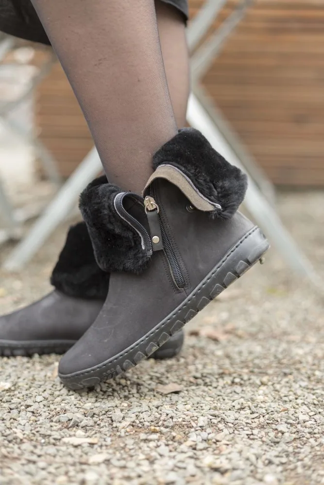 Женские ботинки ZAQQ HUQ Black (чёрный цвет), фото 11