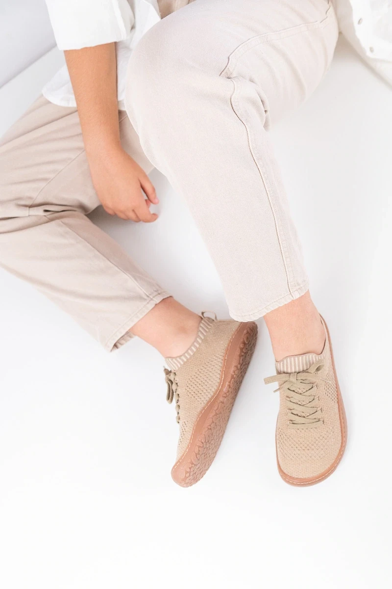 Босоногие кроссовки Sambas the bambas Essence Sira — песочные, фото 9