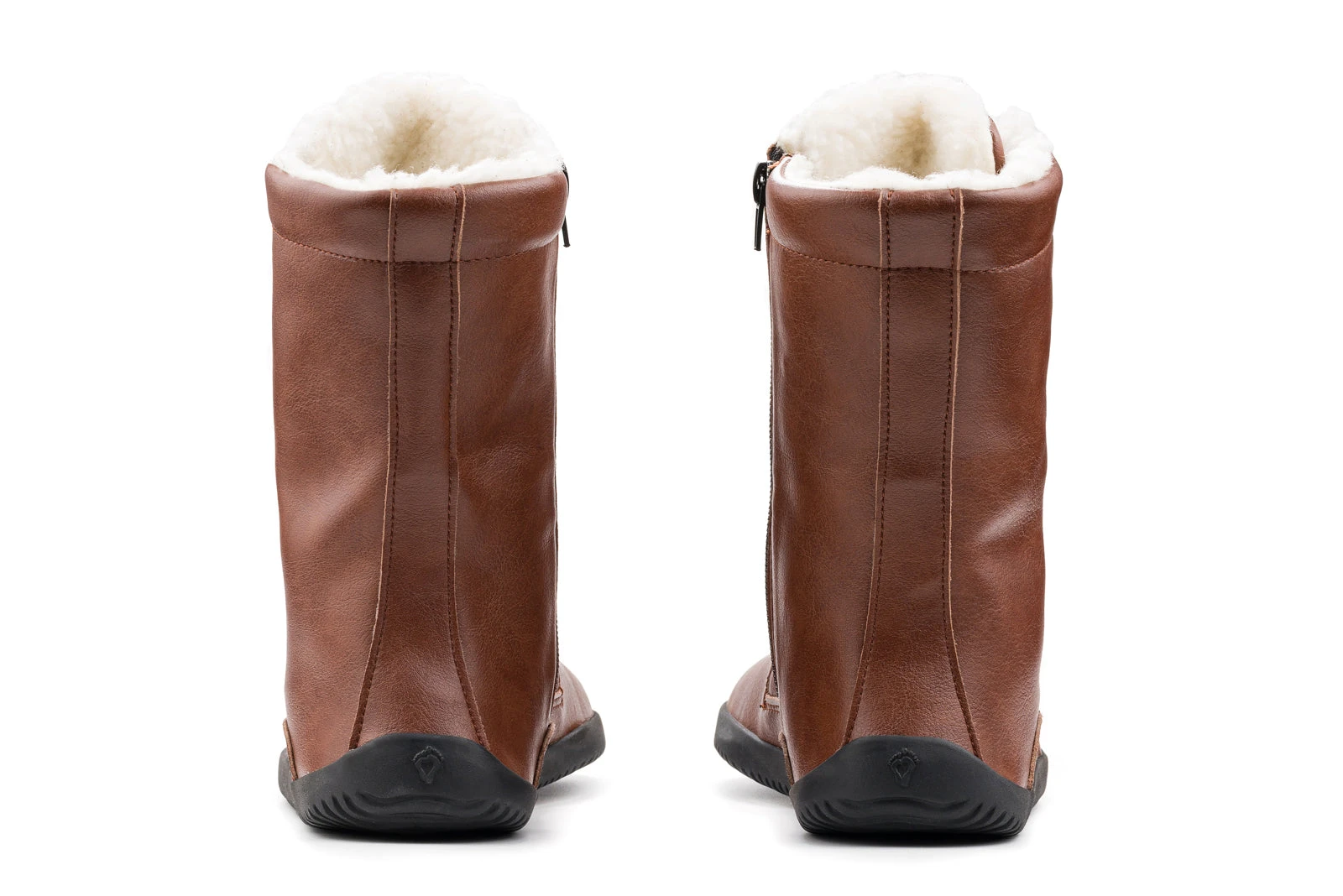Сапоги Ahinsa Jaya Winter Zip Barefoot — коричневый, фото 5