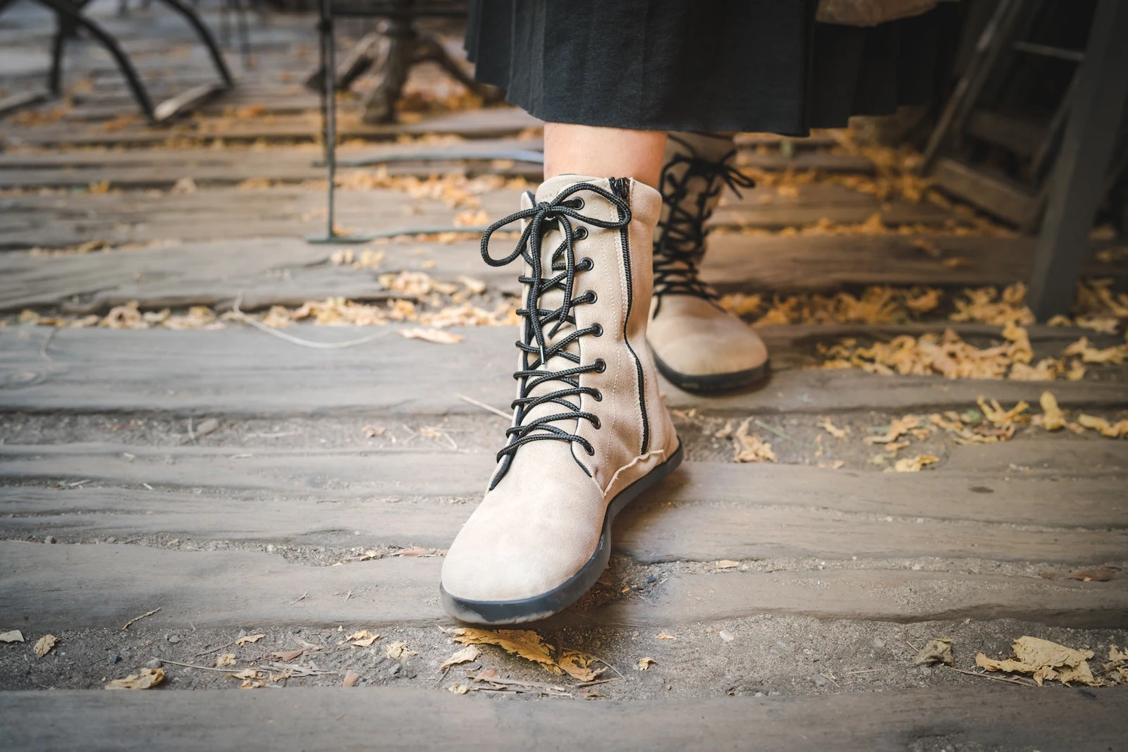 Сапоги Ahinsa Jaya Zip Barefoot — песочный, фото 4