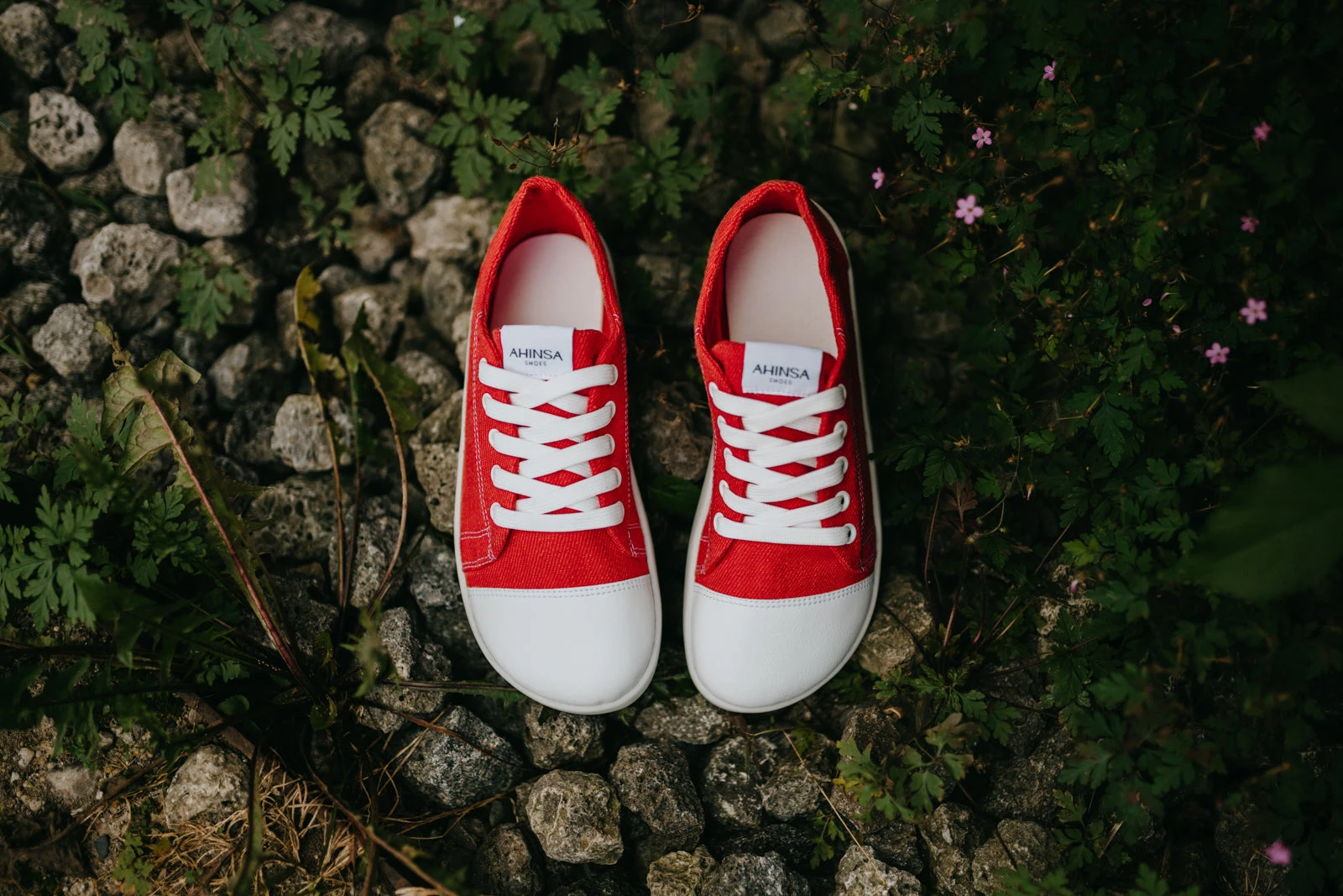 Кроссовки Ahinsa Street Hemp Barefoot — красный, фото 13