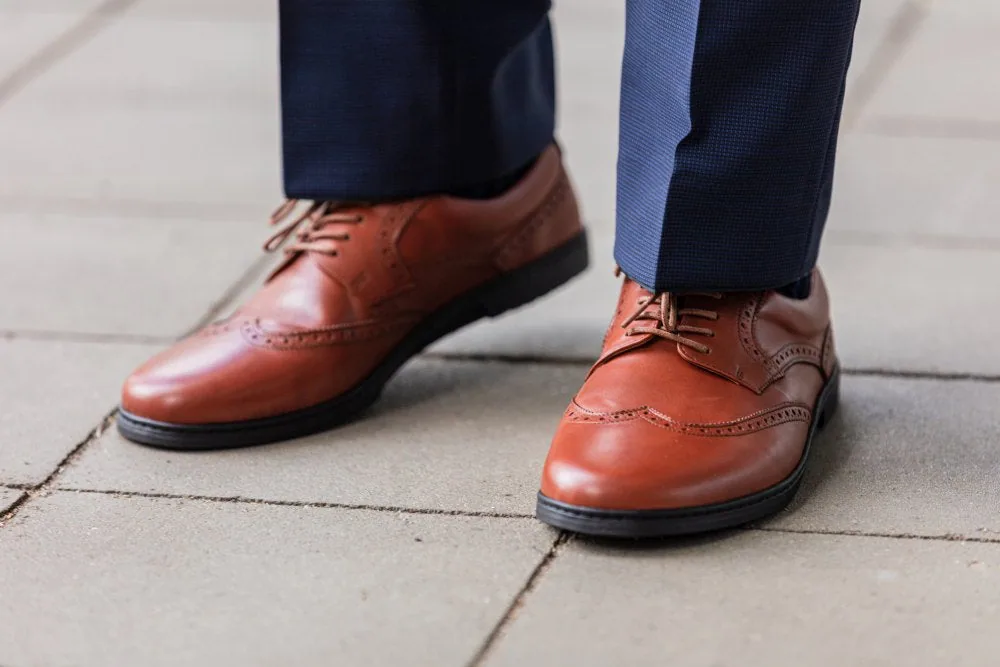 Мужские туфли ZAQQ BRIQ Brogue Cognac (коньячный цвет), фото 5