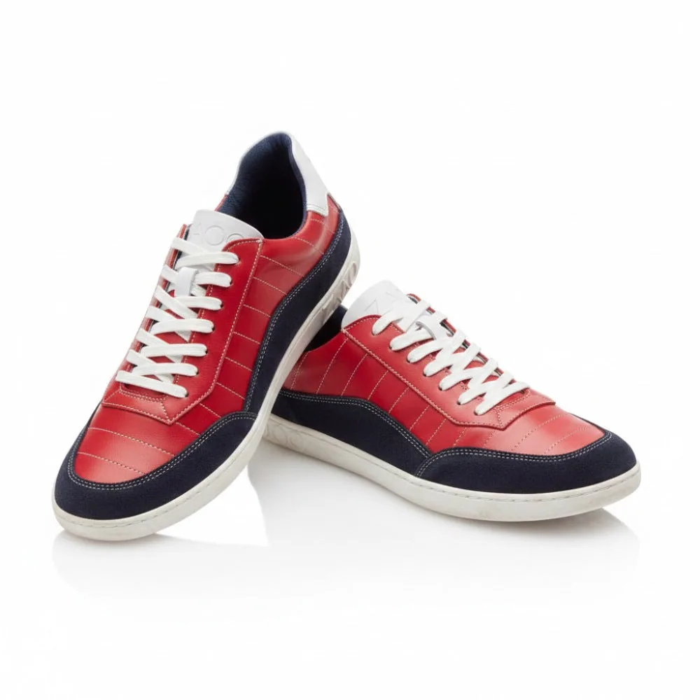 Мужские кроссовки ZAQQ QAMPION Navy Red (красный цвет), фото 3