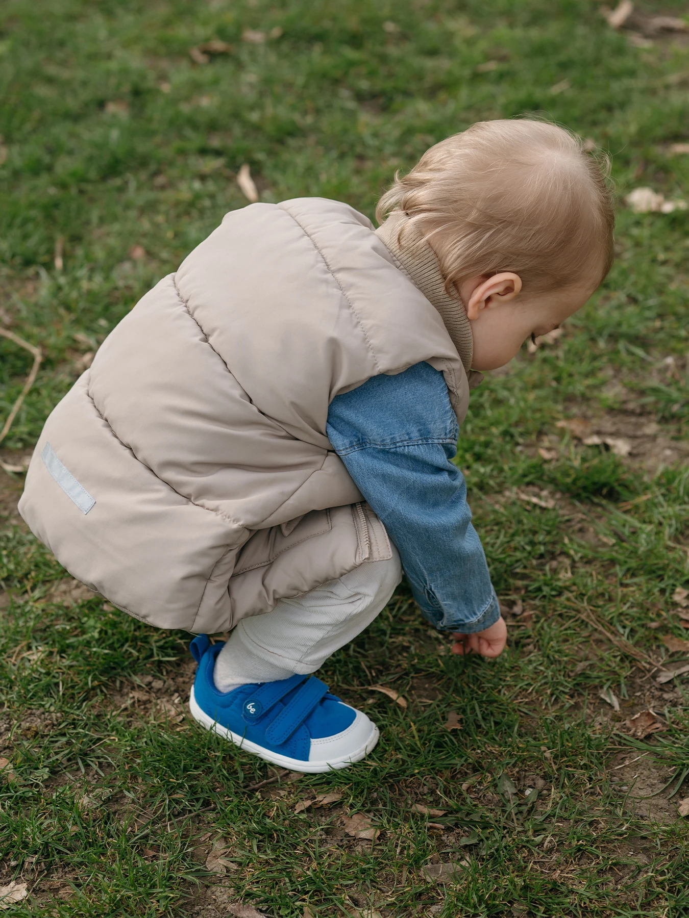 Детские босоногие кроссовки Be Lenka Canvi Preschool - синий, фото 8