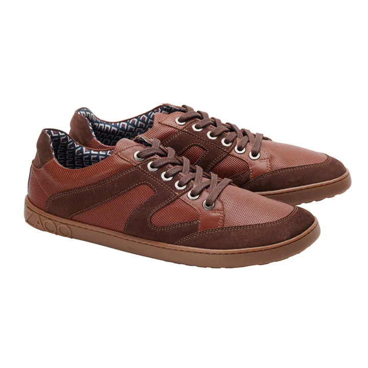 Мужские кроссовки ZAQQ RIQO Brown (коричневый цвет)