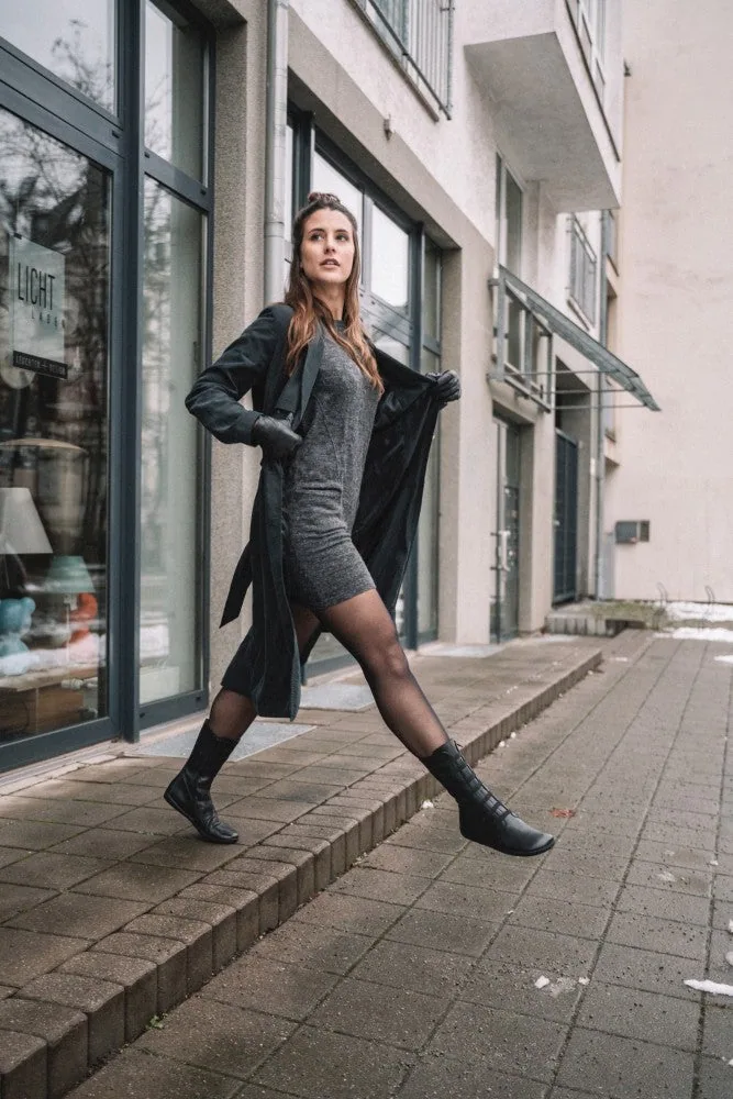 Женские ботинки ZAQQ ATTRAQT Stretch Nappa Black (чёрный цвет), фото 4