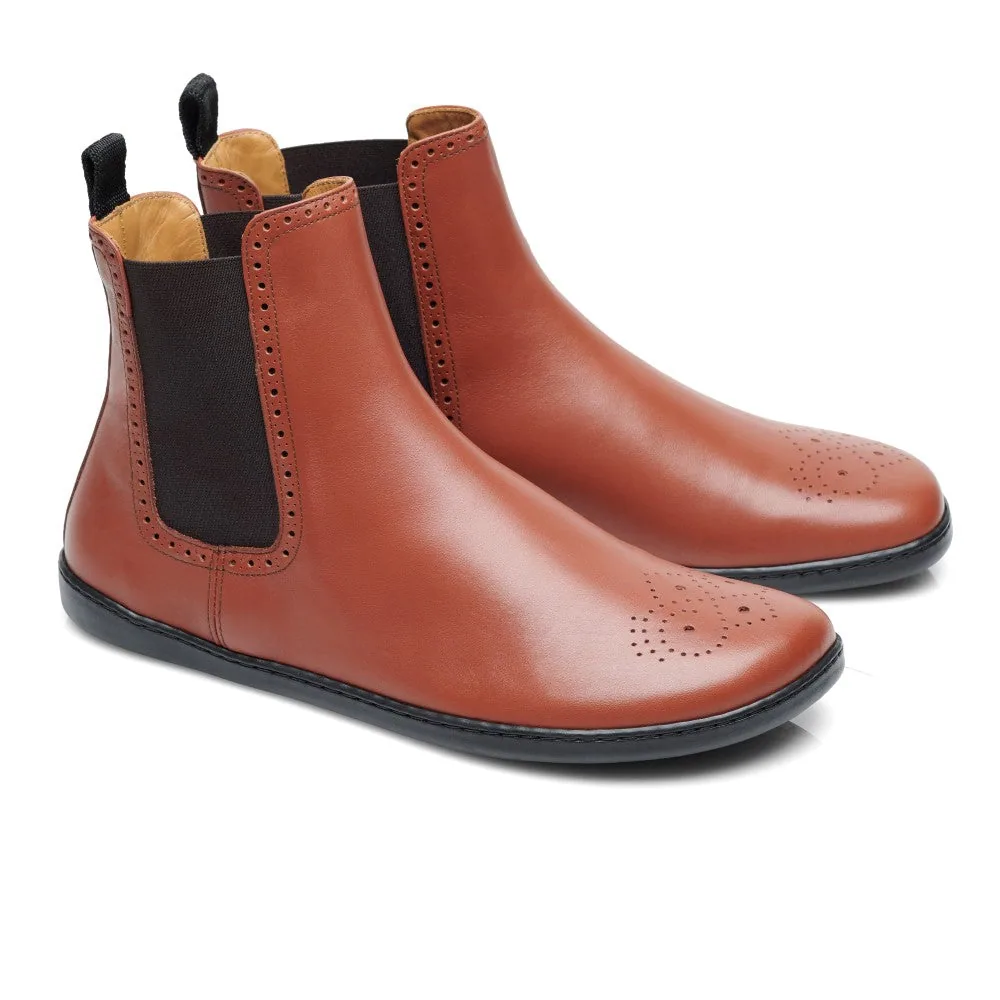 Ботинки для женщин и мужчин ZAQQ EQUITY Brogue Cognac (коньячный цвет) — фото 1 из 20