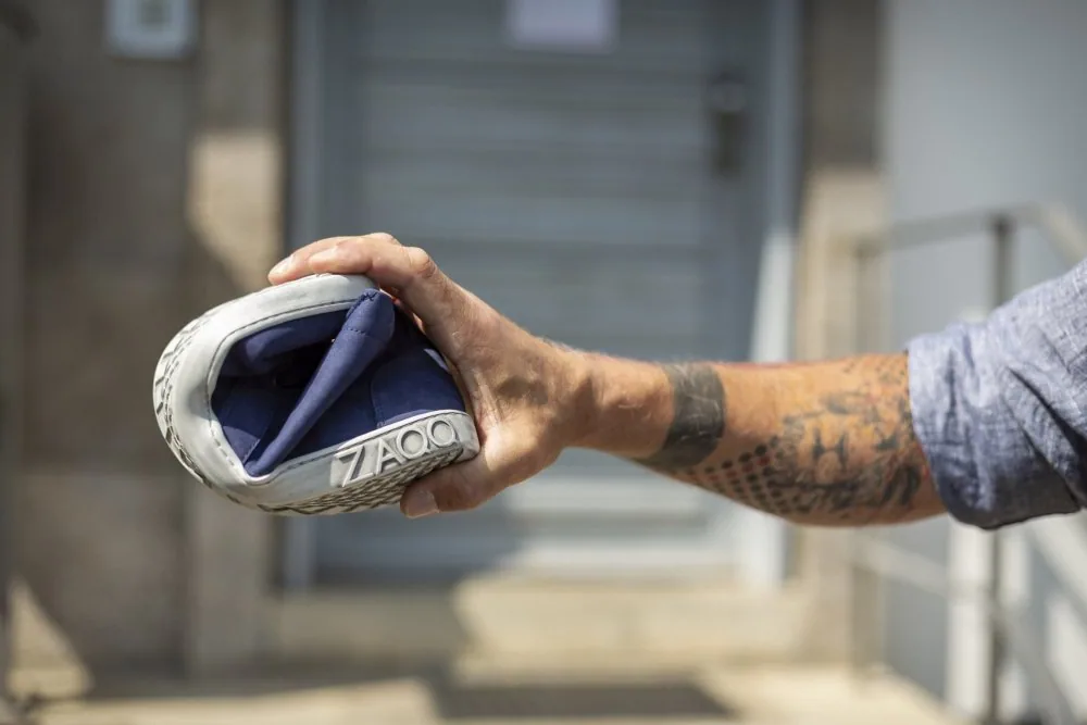 Мужские кроссовки ZAQQ LANQASTER Navy (тёмно-синий цвет), фото 7