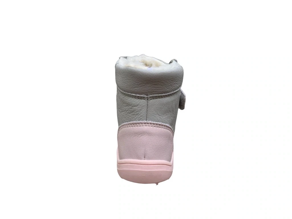 Ботинки Baby Bare Febo Winter Asfaltico — розовый, серый (детские), фото 4